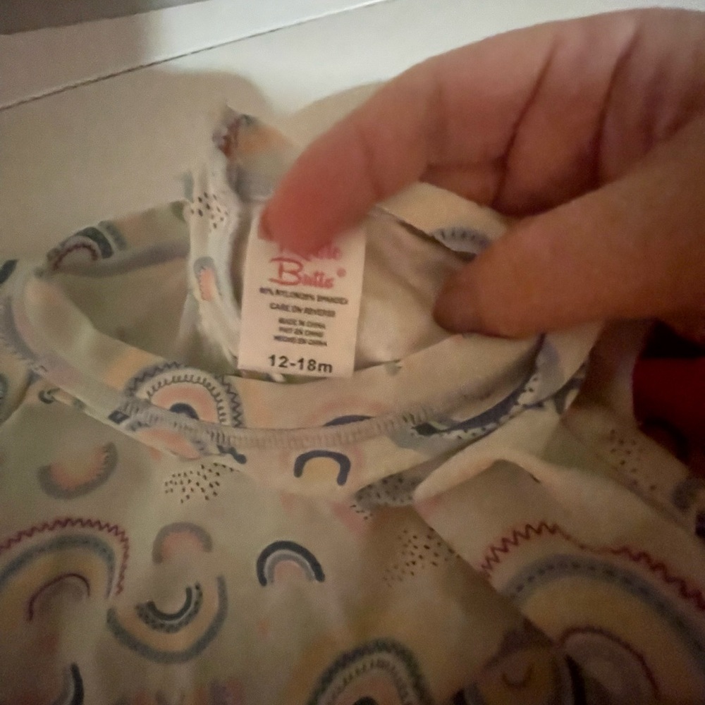 EUC BABY GIRLS RUFFLE BUTTS BATHING SUIT - Picture 2 of 3